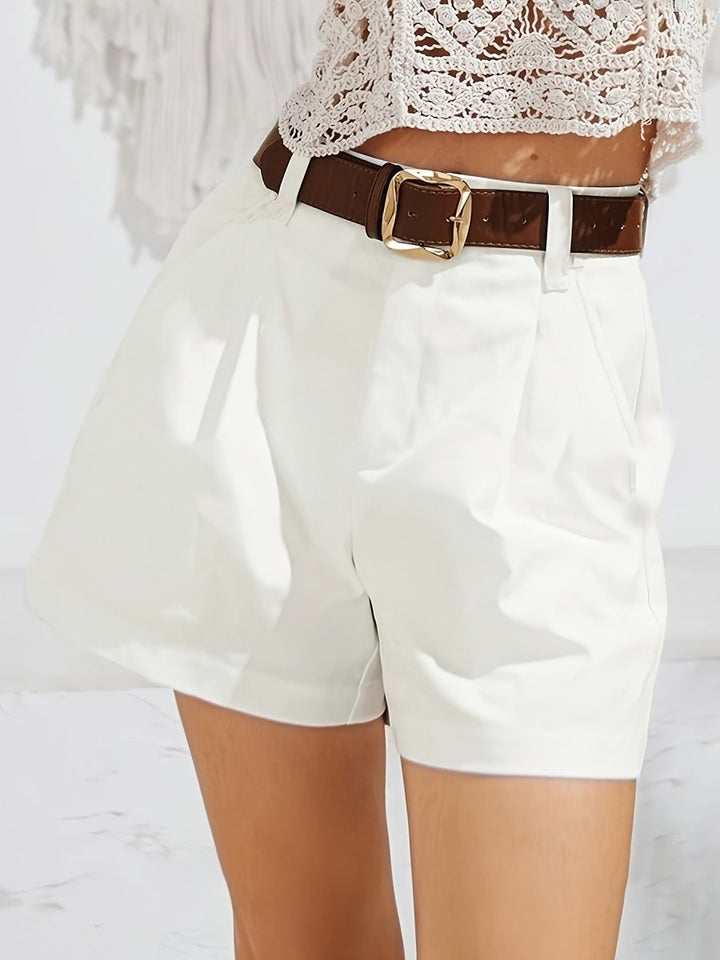 MÉLANIE™ - Chic High - Waist Shorts - Beaumonts Closet Toronto