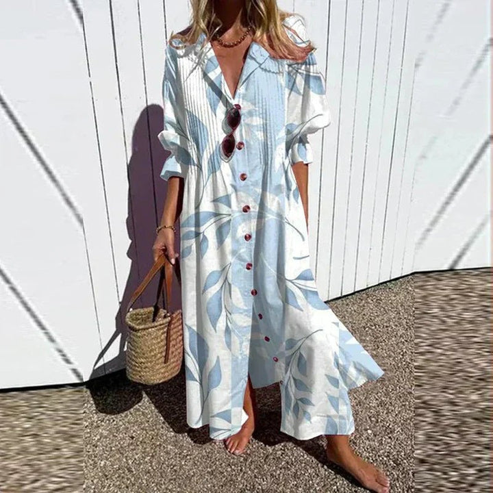 MELISSA™ - Chic Boho Maxi Dress - Beaumonts Closet Toronto