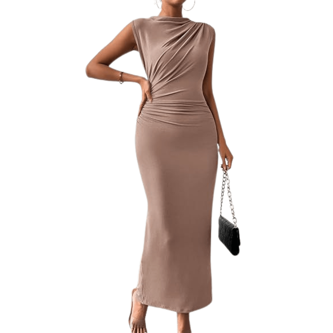 MELODY™ - Elegant Bodycon Dress with Back Slit for Cocktail Parties - Beaumonts Closet Toronto