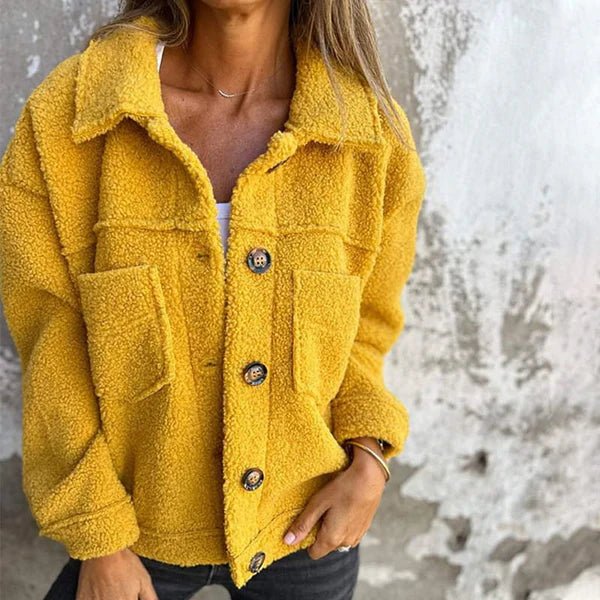 MOIRA™ - Relaxed Fit Fleece Jacket - Beaumonts Closet Toronto