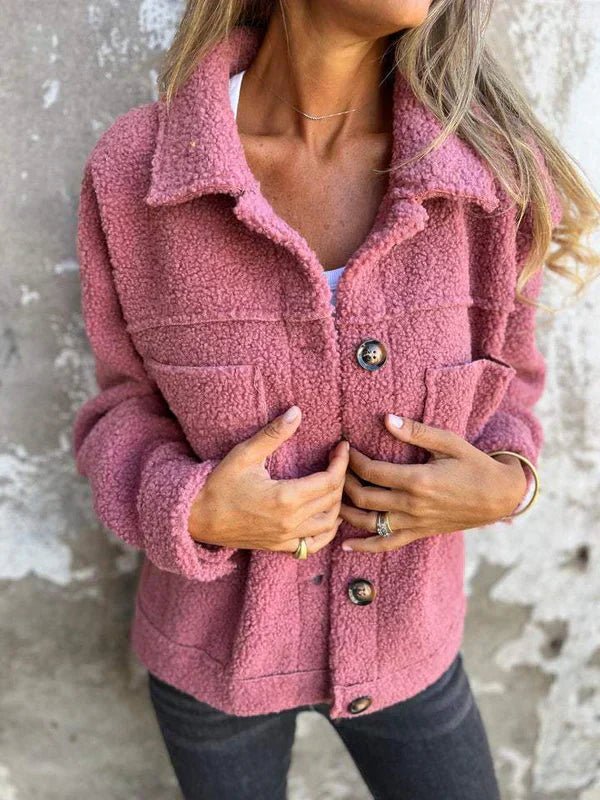 MOIRA™ - Relaxed Fit Fleece Jacket - Beaumonts Closet Toronto
