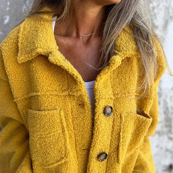 MOIRA™ - Relaxed Fit Fleece Jacket - Beaumonts Closet Toronto