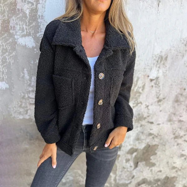 MOIRA™ - Relaxed Fit Fleece Jacket - Beaumonts Closet Toronto