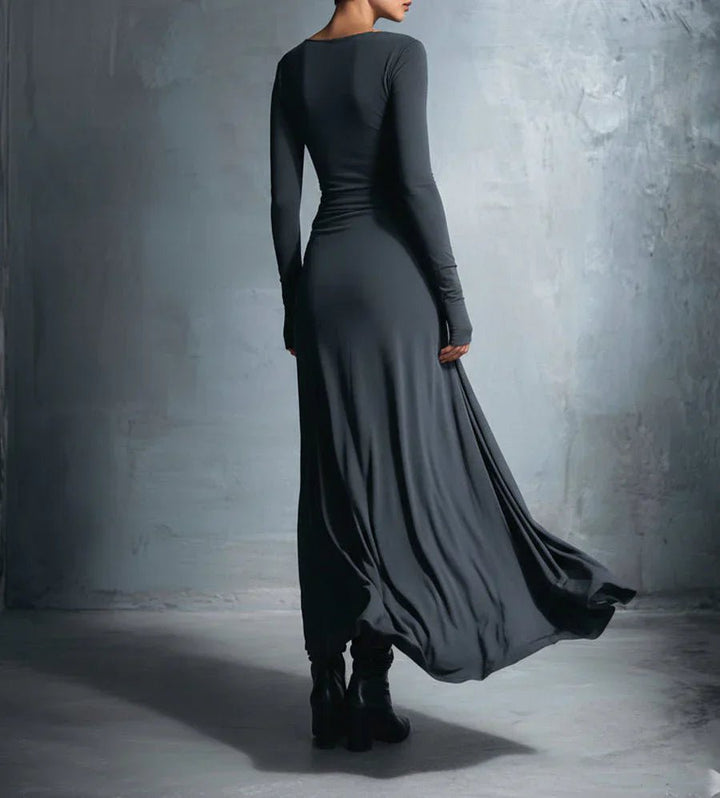 Naiara ❘ Maxi dress with side knot - Beaumonts Closet Toronto