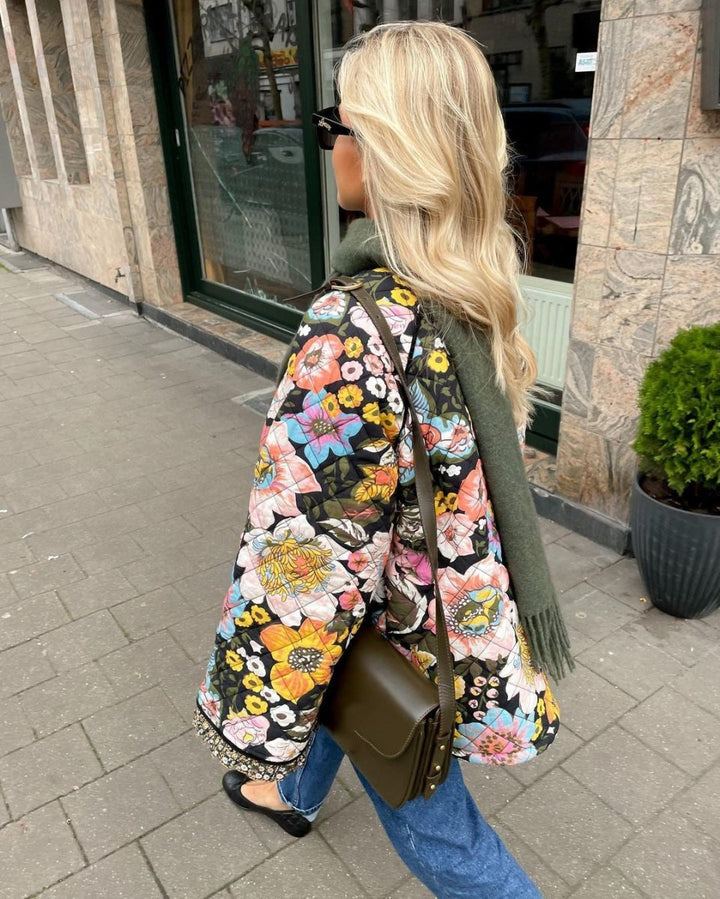 NICOLE™ - Trendy Printed Jacket - Beaumonts Closet Toronto