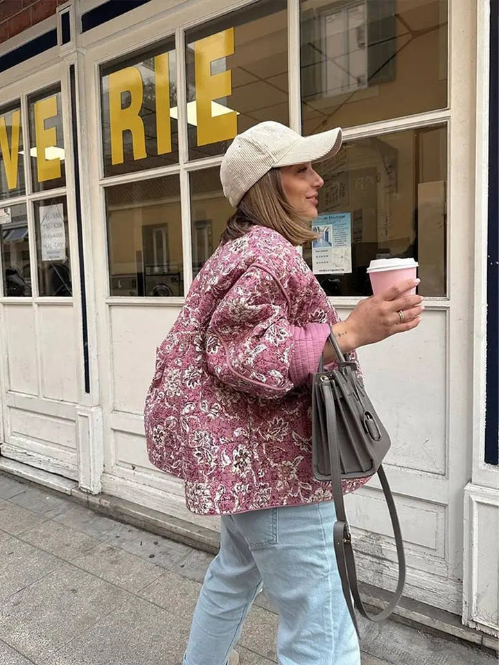 NICOLE™ - Trendy Printed Jacket - Beaumonts Closet Toronto