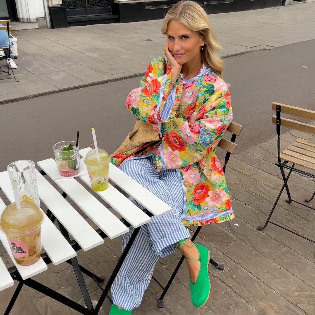 NICOLE™ - Trendy Printed Jacket - Beaumonts Closet Toronto