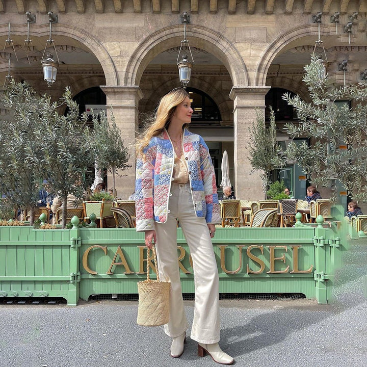 NICOLE™ - Trendy Printed Jacket - Beaumonts Closet Toronto