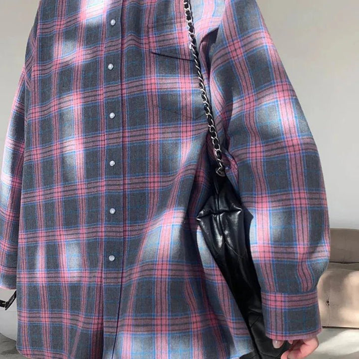 Norah | Casual Plain Flannel - Beaumonts Closet Toronto