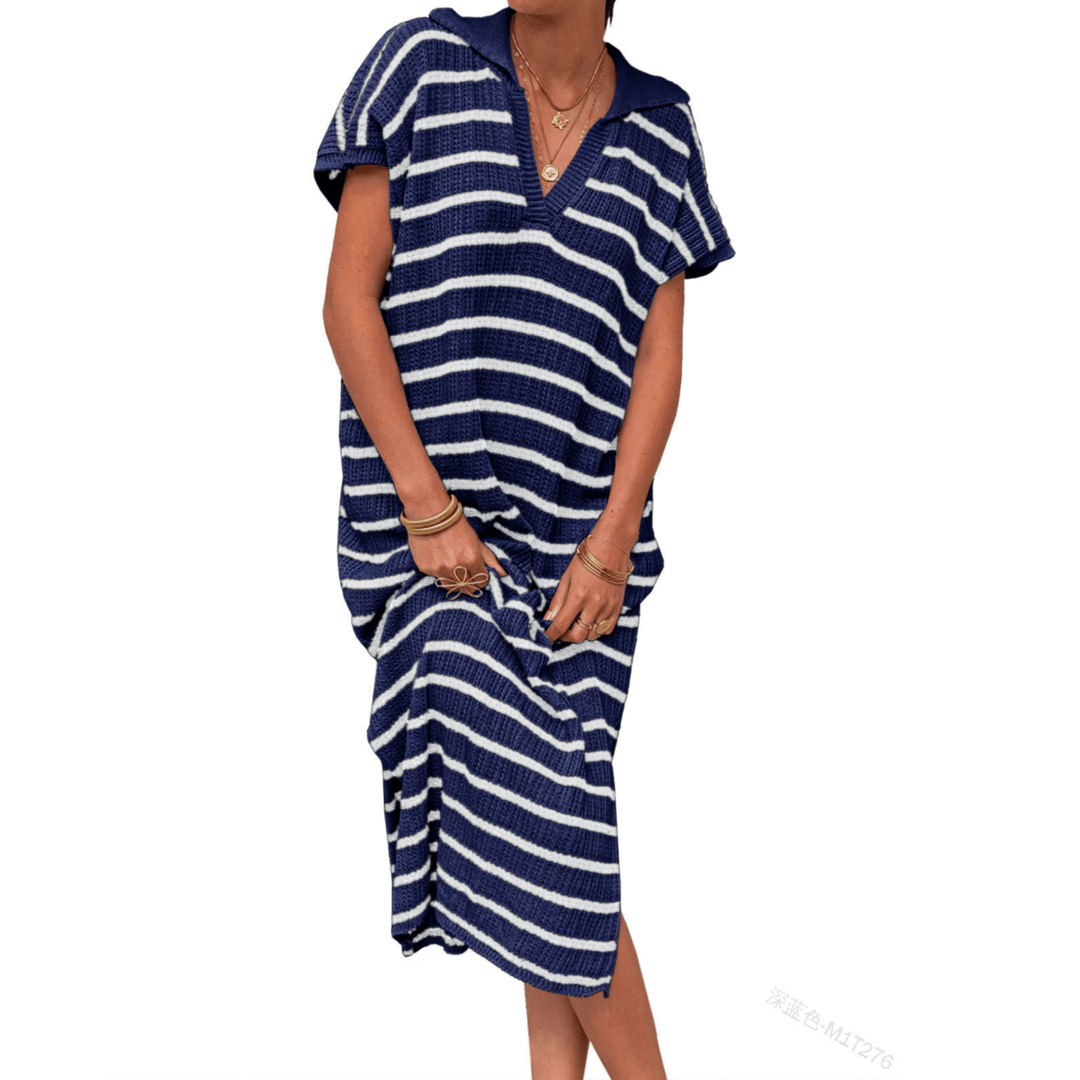 ODESSA™ - Summer Graceful Slit Loose Maxi Dress - Beaumonts Closet Toronto