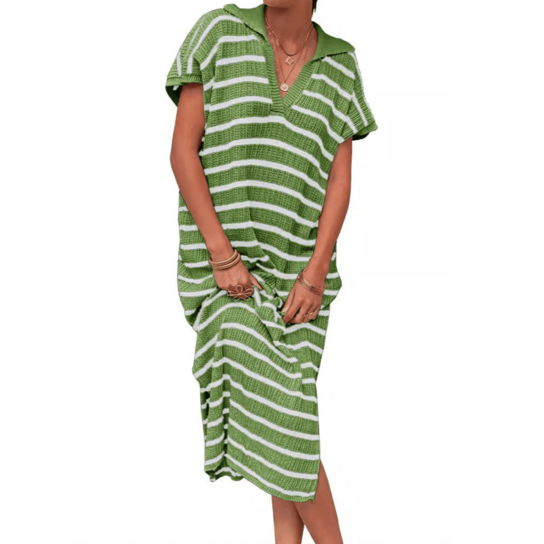 ODESSA™ - Summer Graceful Slit Loose Maxi Dress - Beaumonts Closet Toronto