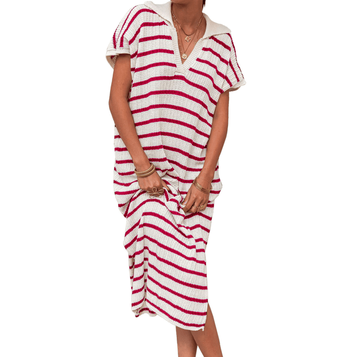 ODESSA™ - Summer Graceful Slit Loose Maxi Dress - Beaumonts Closet Toronto