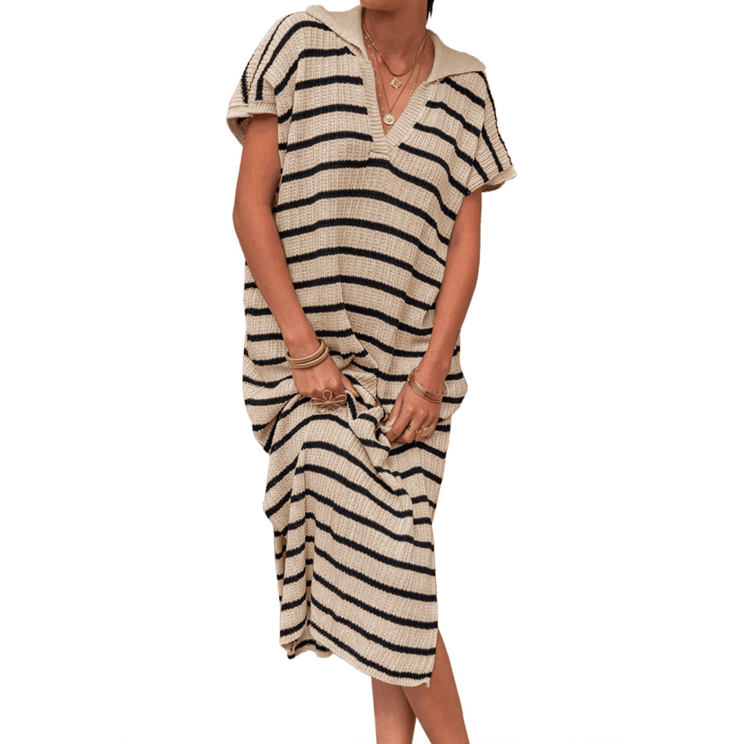 ODESSA™ - Summer Graceful Slit Loose Maxi Dress - Beaumonts Closet Toronto