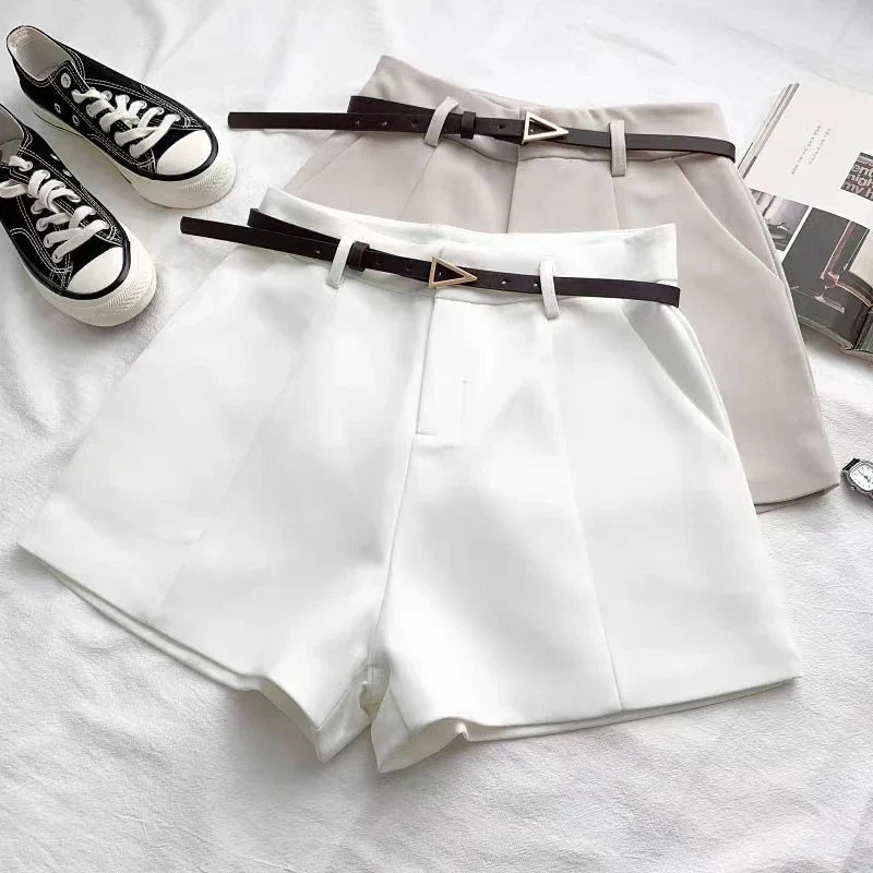RACHELLE™ – Sleek High - Waist Shorts - Beaumonts Closet Toronto