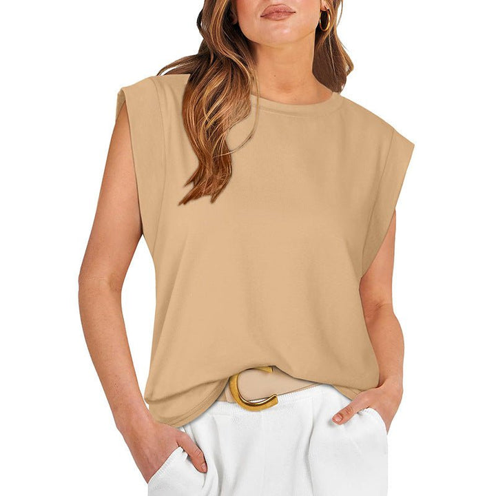 RAYANU™ – Lightweight Everyday Summer Cap Sleeve Top - Beaumonts Closet Toronto