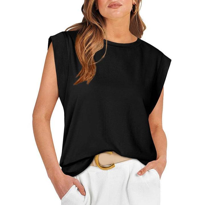 RAYANU™ – Lightweight Everyday Summer Cap Sleeve Top - Beaumonts Closet Toronto