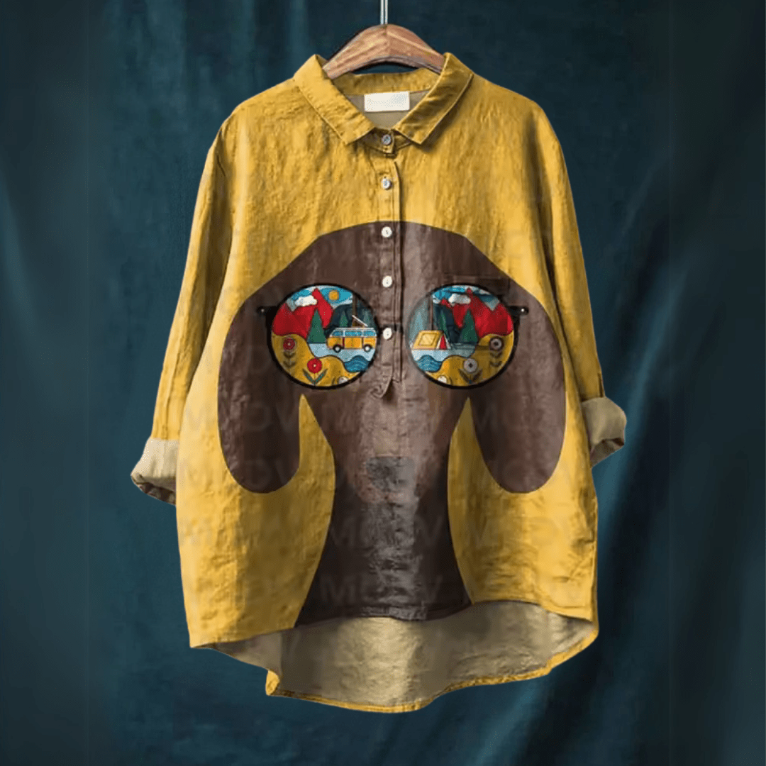 RONNA™ - Dog Art Shirt - Beaumonts Closet Toronto