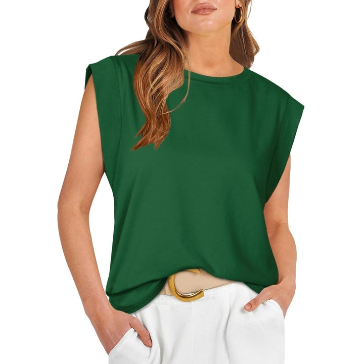 SAMPAGUITA™ – Comfy Loose Fit Crew Neck Summer Top - Beaumonts Closet Toronto