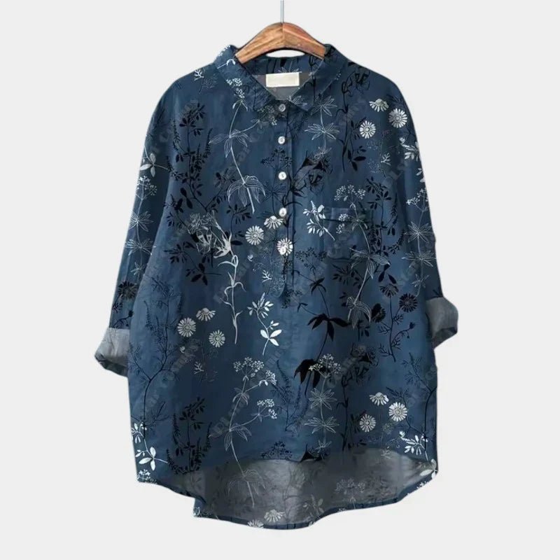 TALLIE™ – Relaxed Printed Blouse - Beaumonts Closet Toronto