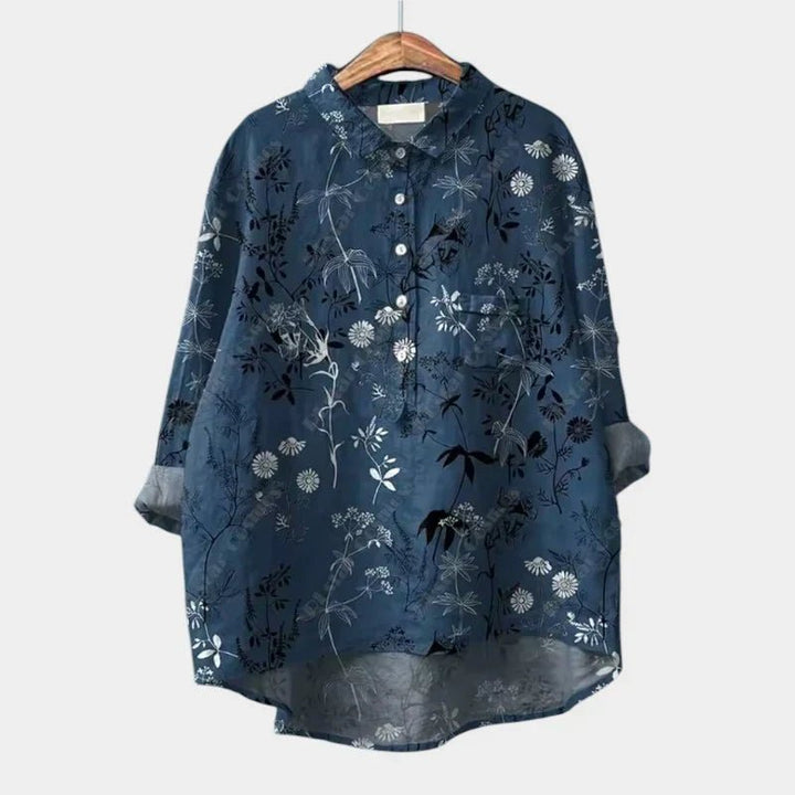 TALLIE™ – Relaxed Printed Blouse - Beaumonts Closet Toronto