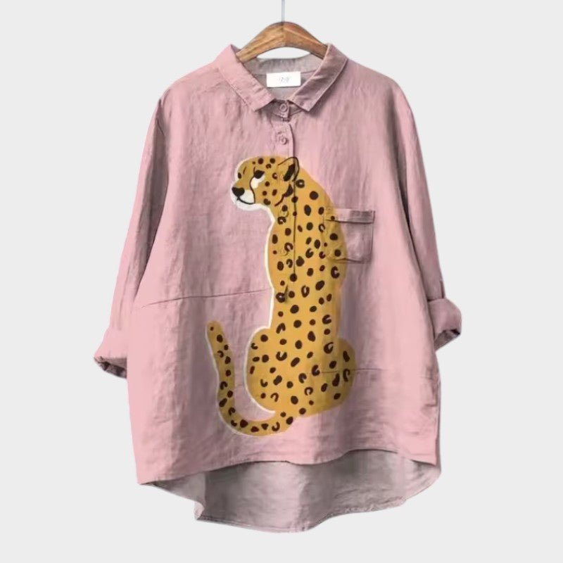 TALLIE™ – Relaxed Printed Blouse - Beaumonts Closet Toronto