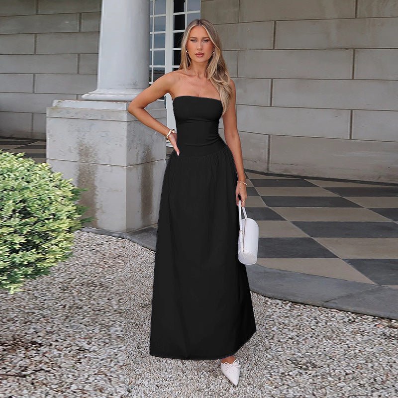 TESSIE™ - Timeless Plain Tube Dress for Parties - Beaumonts Closet Toronto