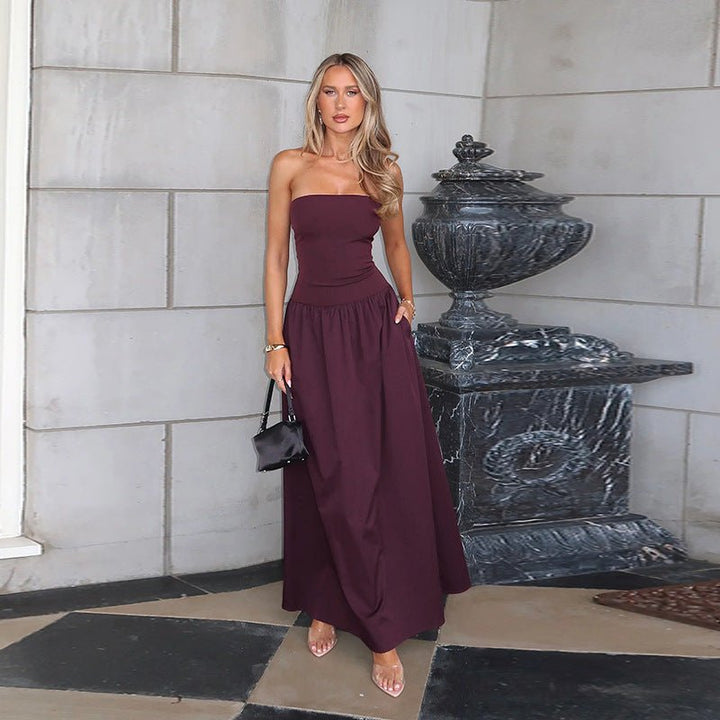TESSIE™ - Timeless Plain Tube Dress for Parties - Beaumonts Closet Toronto