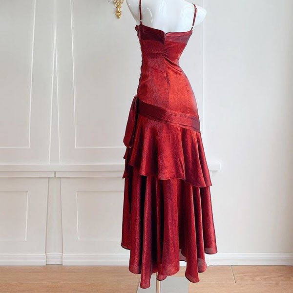 VIANNE™ - Glamorous Ruffled Maxi Dress - Beaumonts Closet Toronto
