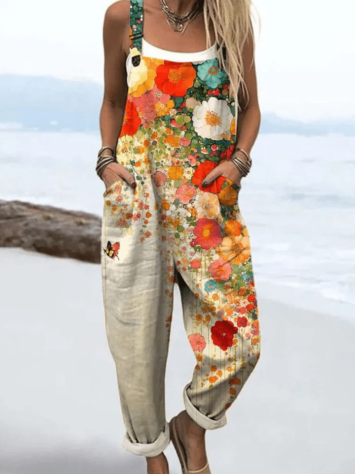 Wildflower Breeze Jumpsuit - Beaumonts Closet Toronto