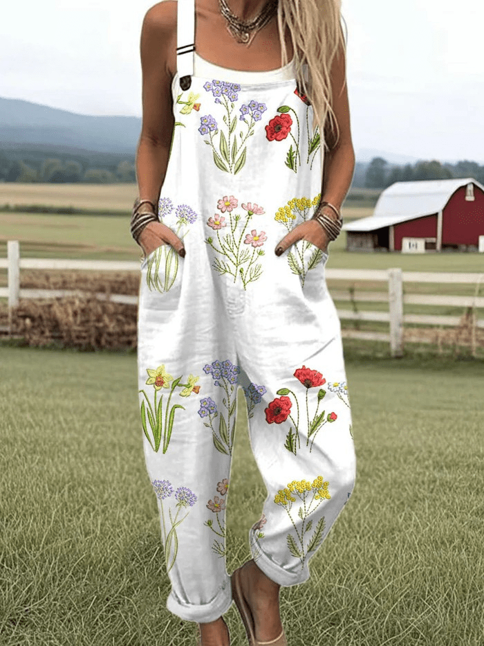 Wildflower Trail Jumpsuit - Beaumonts Closet Toronto