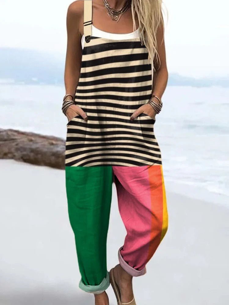 Zest & Stripes Jumpsuit - Beaumonts Closet Toronto