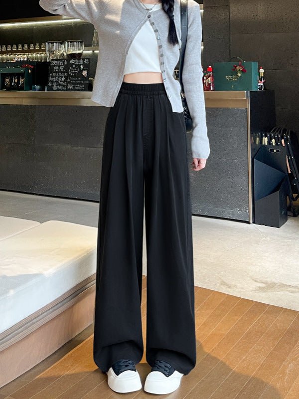 ZINNA™ – Comfy High Waist Wide Flow Pants - Beaumonts Closet Toronto